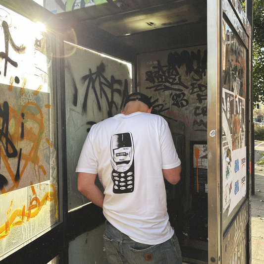 White Mobile T-Shirt