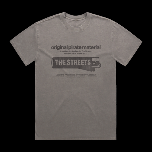 Original Pirate Material Faded Grey T-Shirt