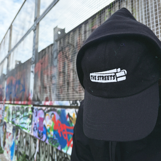 Black Embroidered Cap