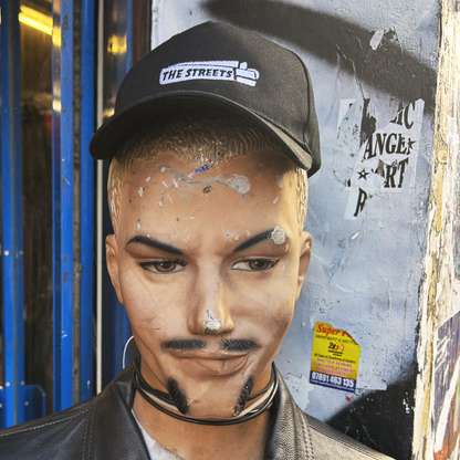 Black Embroidered Cap