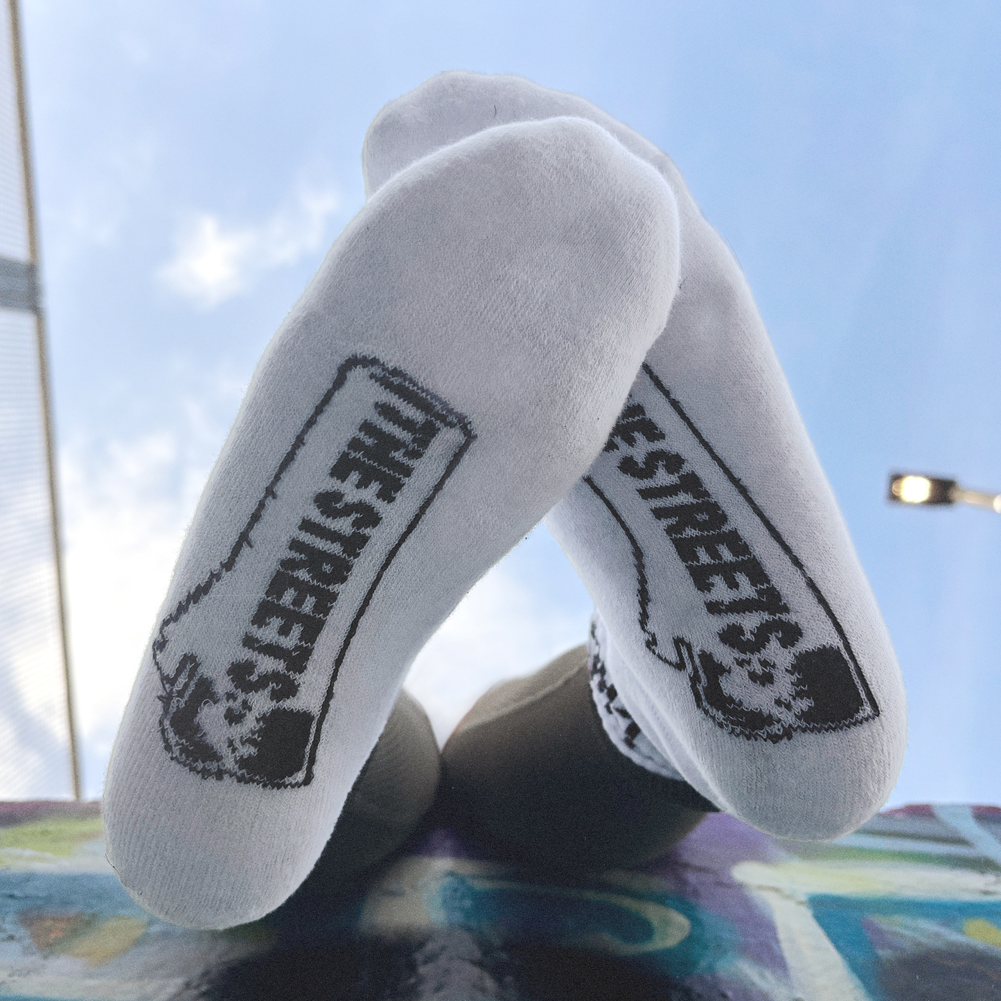 White Fit But You Know It Socks