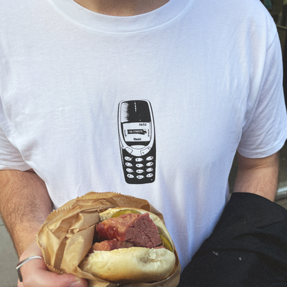 White Mobile T-Shirt