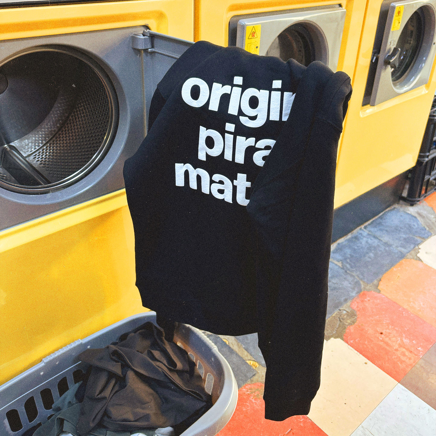 Black Original Pirate Material Hoodie