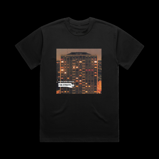 Original Pirate Material Cover Black T-Shirt