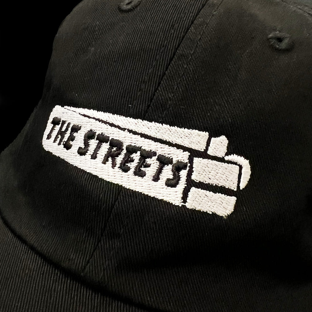 Black Embroidered Cap