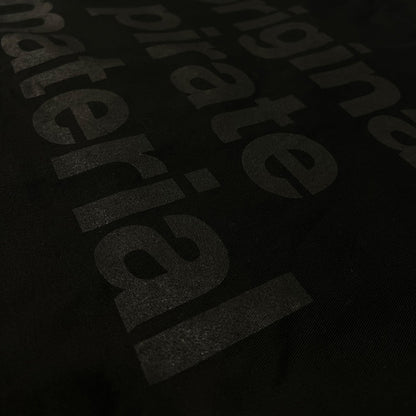 Black Original Pirate Material Bomber Jacket