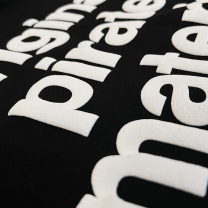 Black Original Pirate Material Hoodie